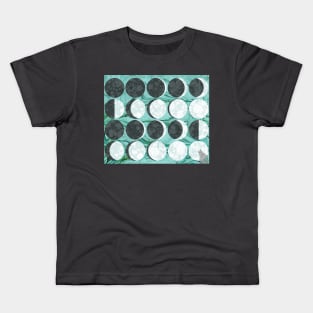 Mid Century Modern Waxing and Waning Kids T-Shirt